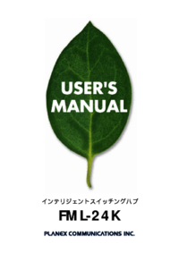 Zobrazit dokument Planex FMG-24K Uživatelský manuál
